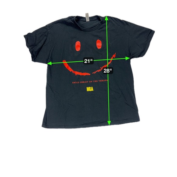 HGA Christ On The Throne Graphic T Shirt Black KB Tour 2022 Mens XL - Picture 4 of 5